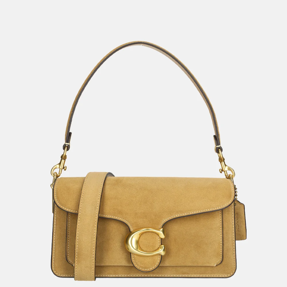 Coach Tabby schoudertas 26' suede sand (goud)